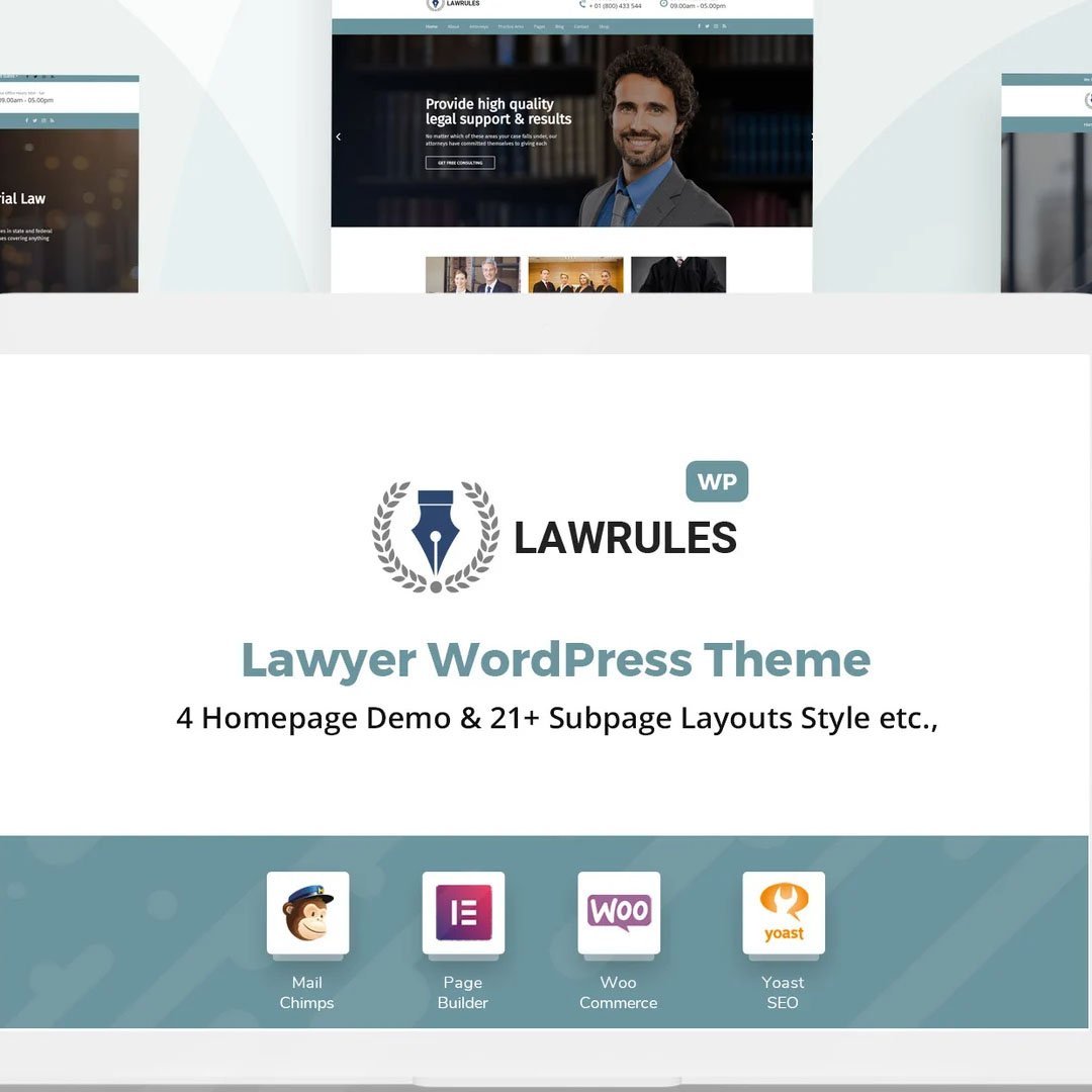 Lawrules | Lawyer WordPress Theme