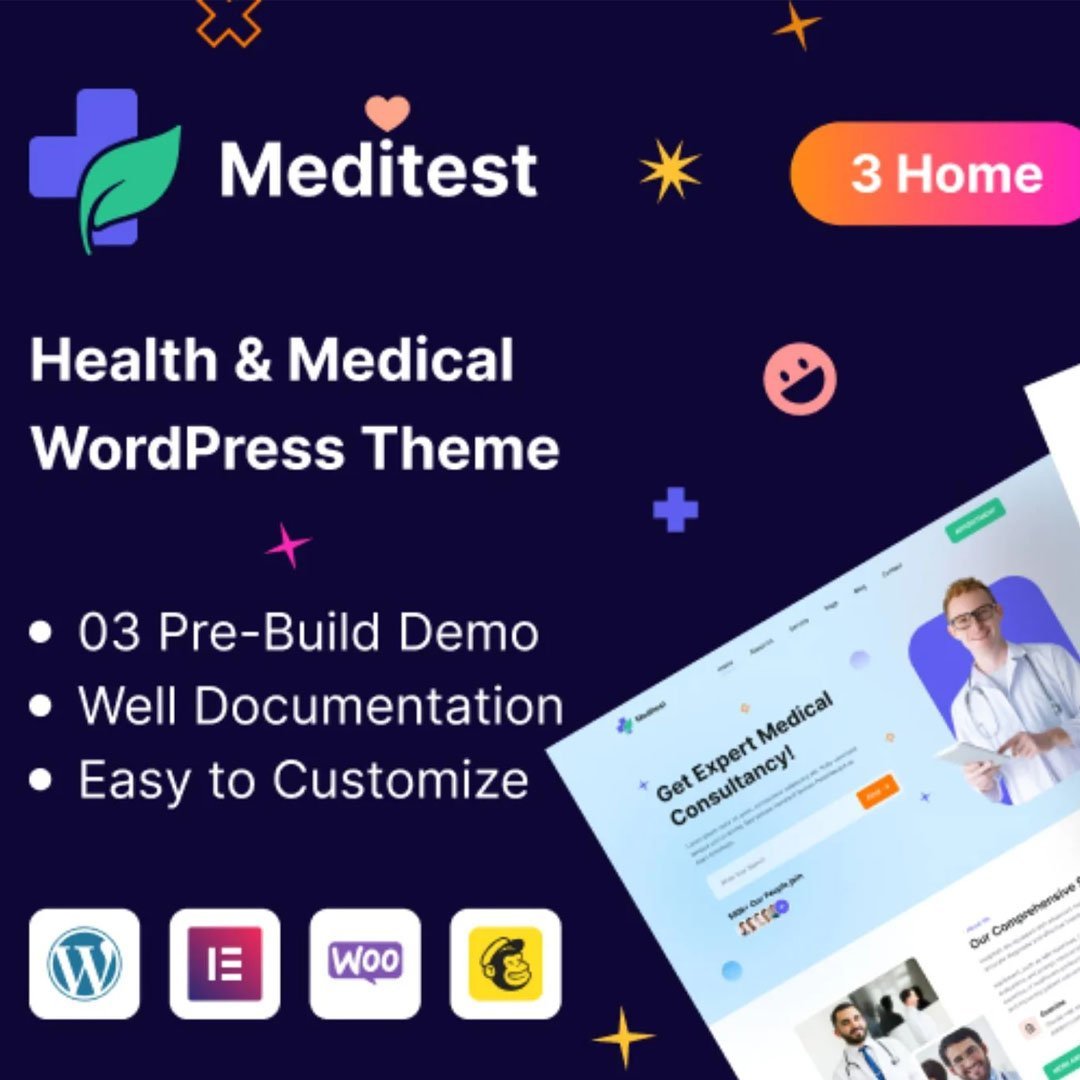 Meditest - Health Care Medical & Hospital Theme