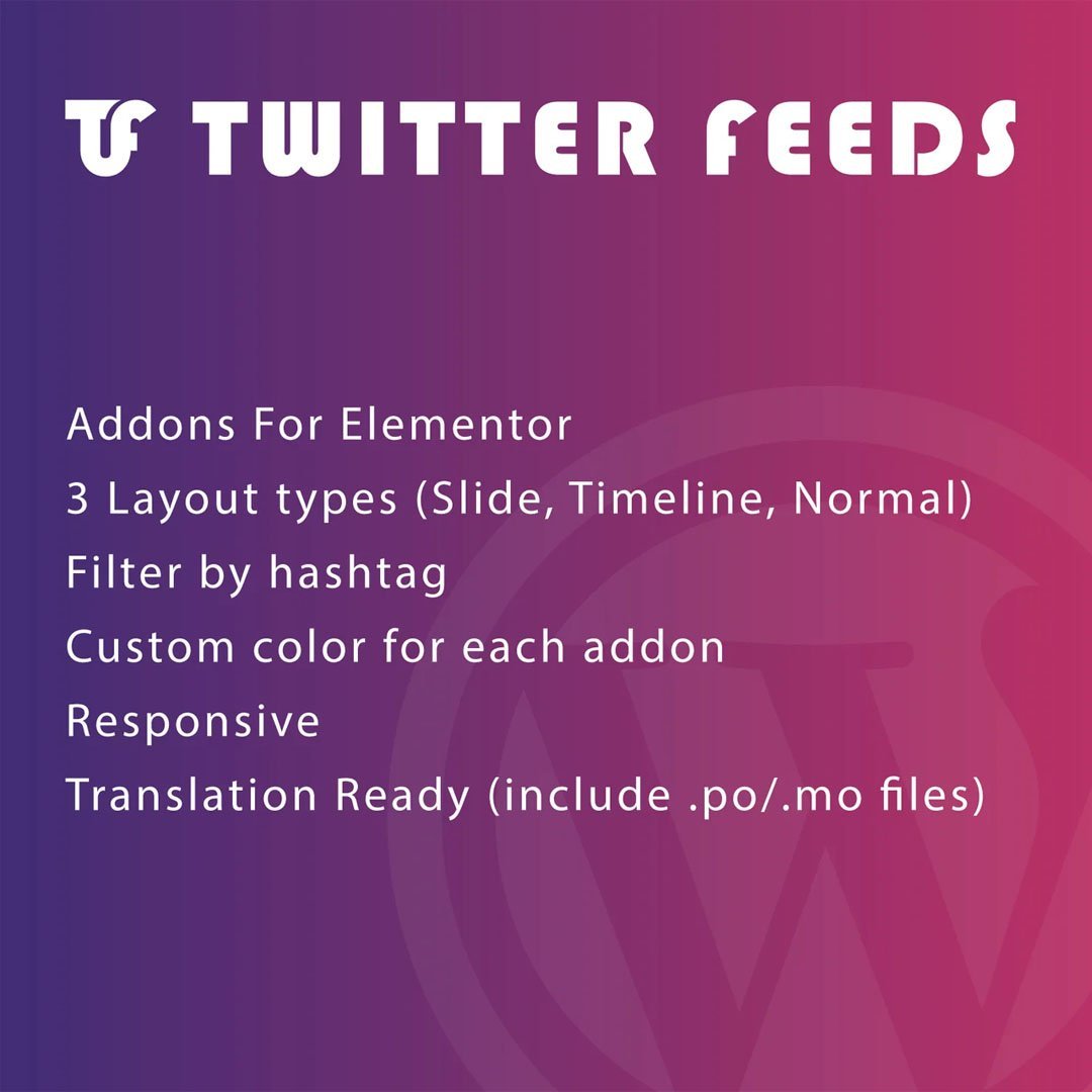 Twitter Feeds for Elementor WordPress Plugin